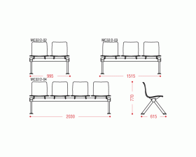 Многоместная секция Вектор PL МС31/2 images
