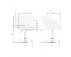 Кресло дизайнерское Edison Black images