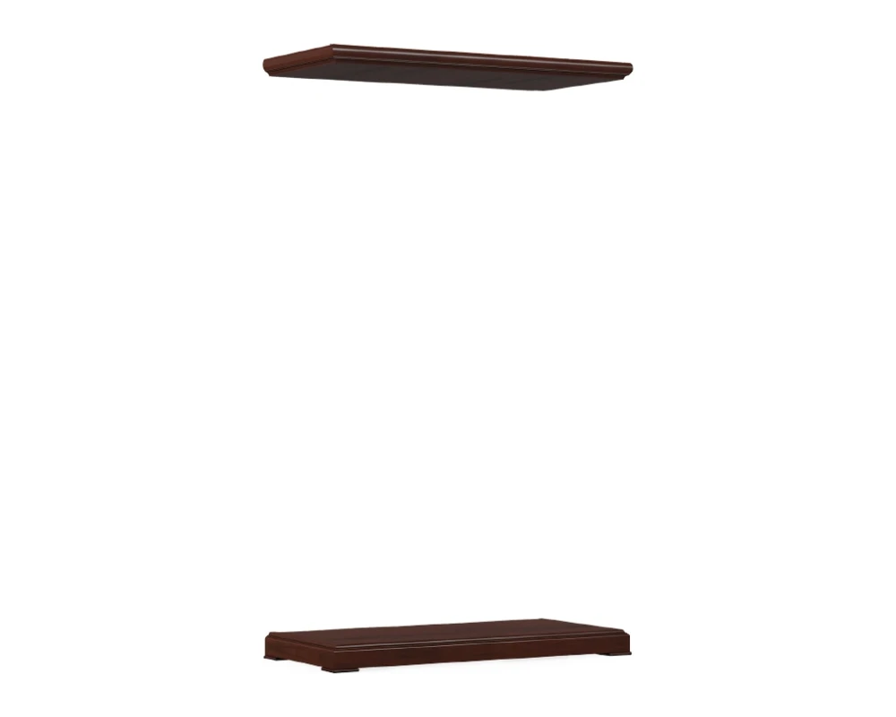 Топ и цоколь для шкафа 2 створки Министри / Ministry Орех южный