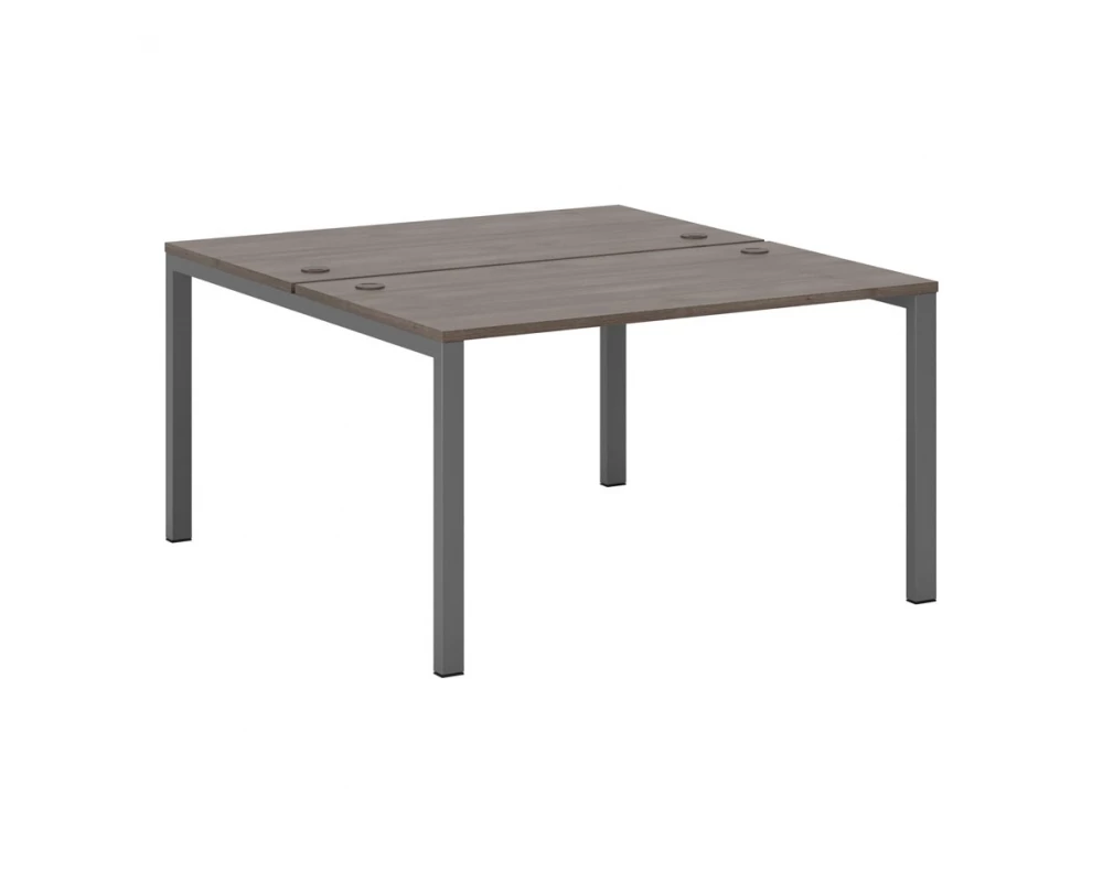 Бенч-система две столешницы 135 Нью Лайн / New Line Дуб Шамони темный