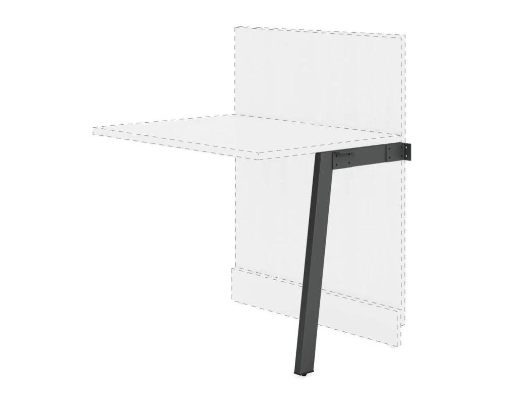 Опора металл 11x49x73 Fasta Антрацит