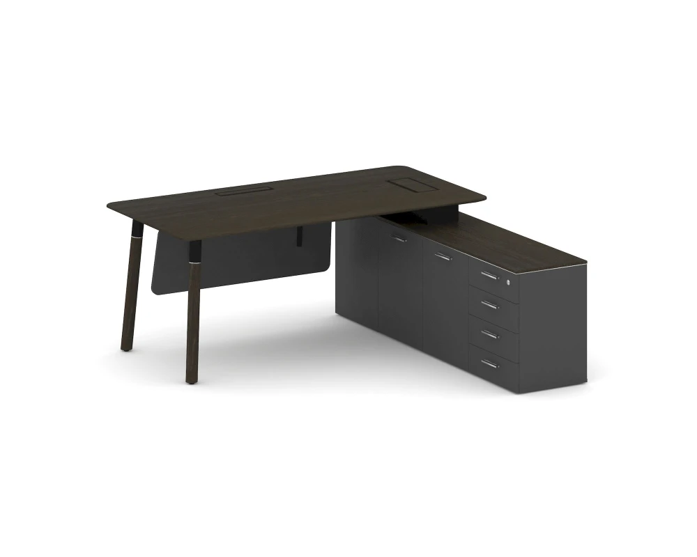 Стол руководителя правый 1800x1798x750 Фреско / Fresco