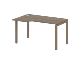 Стол криволинейный левый на П-образном м/к 1400x900x750 Метал Систем Куатро 5x5 / Metal System Quattro 5x5 images