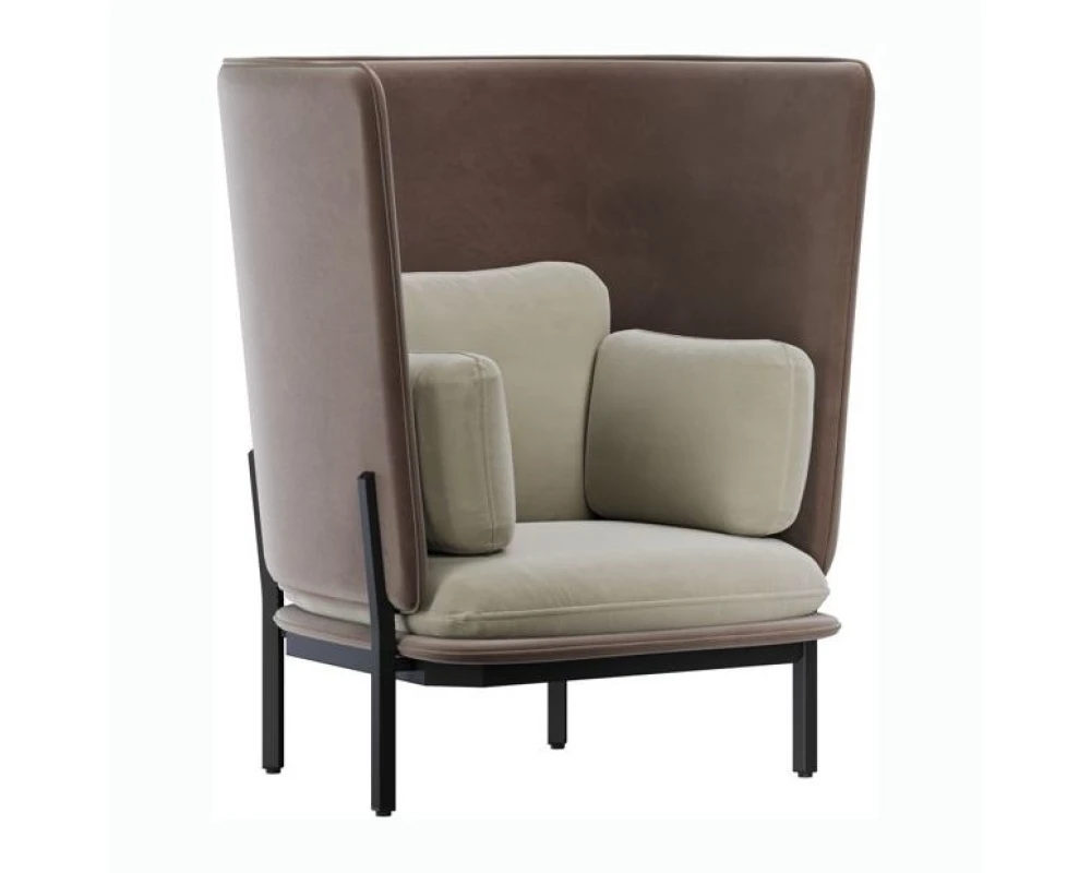 Диван одноместный с высокой спинкой Стато / Stato