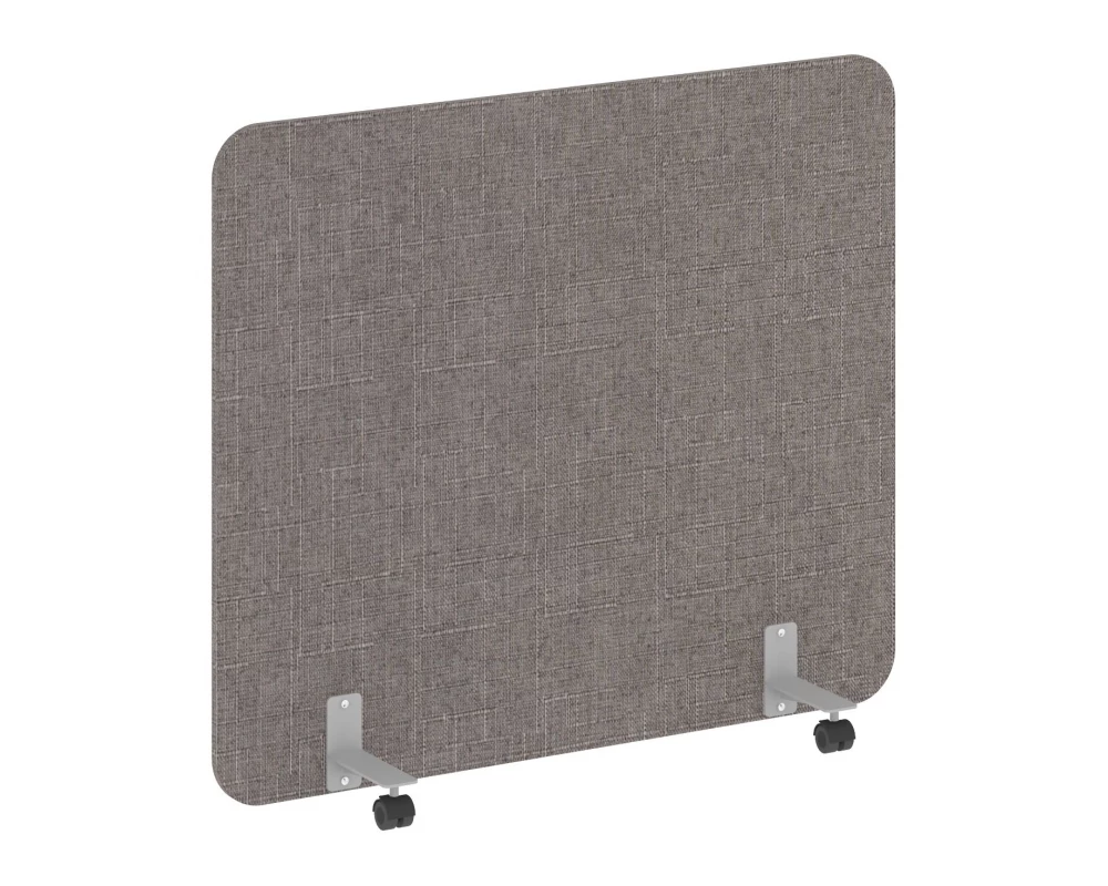 Перегородка на металлических опорах, на роликах 1360x18x1200 Р-лайн софт / R-line soft