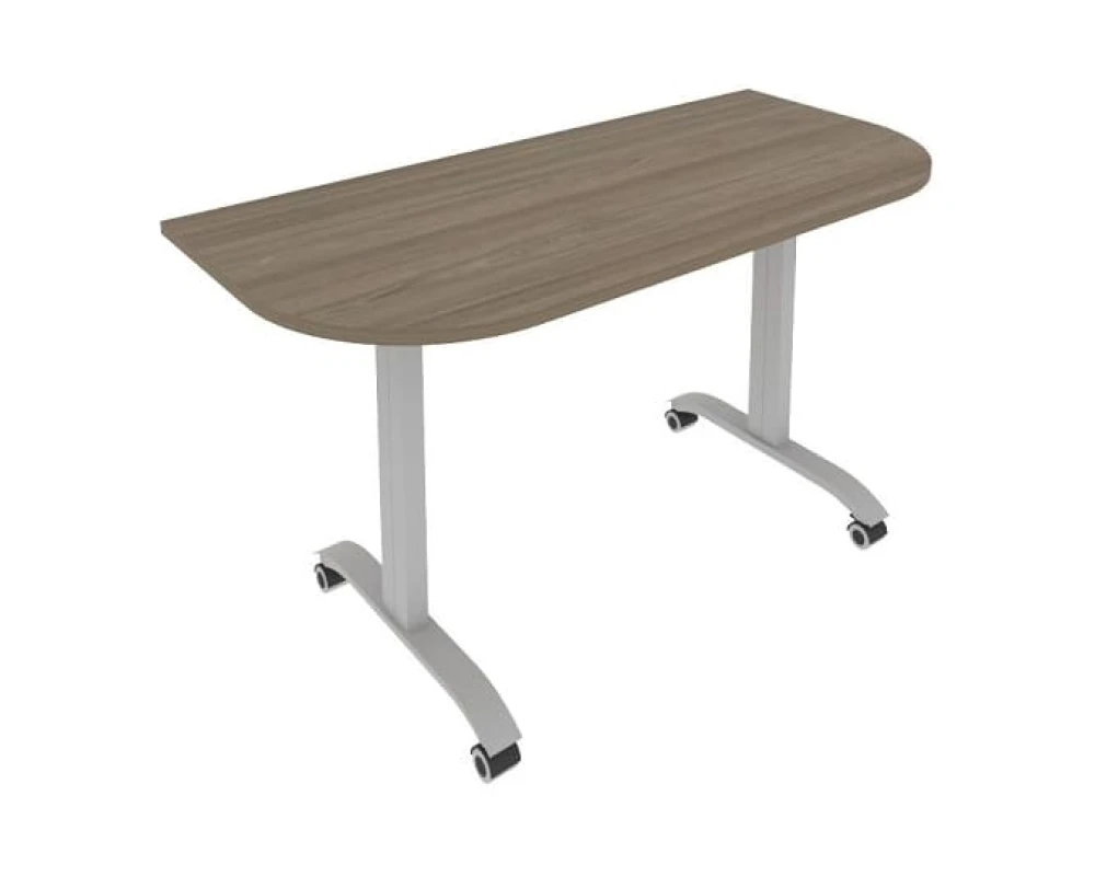 Стол радиусный складной мобильный 1400x650x757 Мобайл Систем / Mobile System