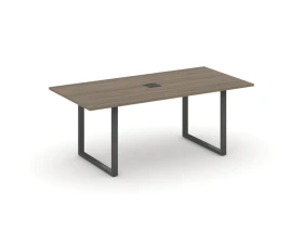 Стол переговорный на О-образном каркасе с лючком 1980x980x750 Стайл Проджект Директ / Style Project Direct images