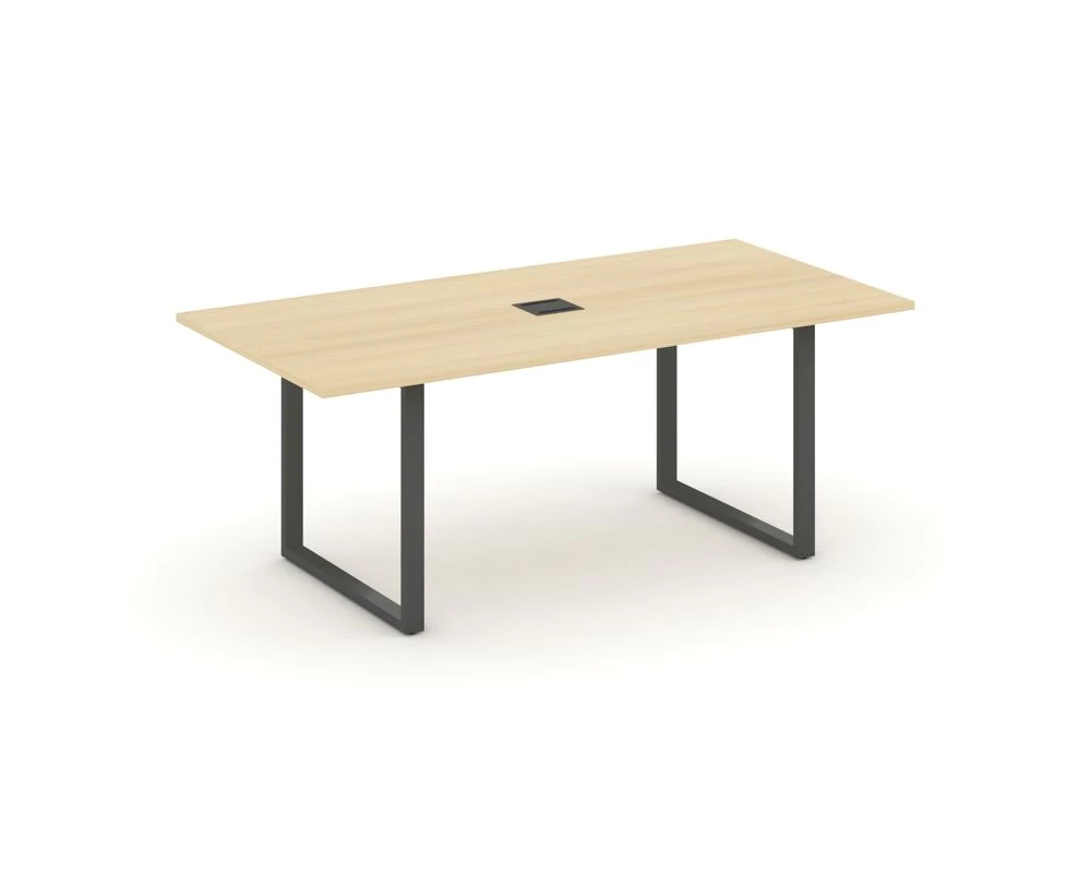 Стол переговорный на О-образном каркасе с лючком 1980x980x750 Стайл Проджект Директ / Style Project Direct
