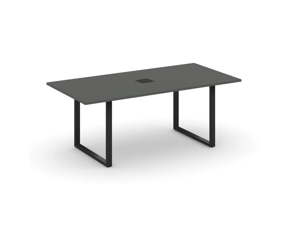 Стол переговорный на О-образном каркасе с лючком 1980x980x750 Стайл Проджект Директ / Style Project Direct