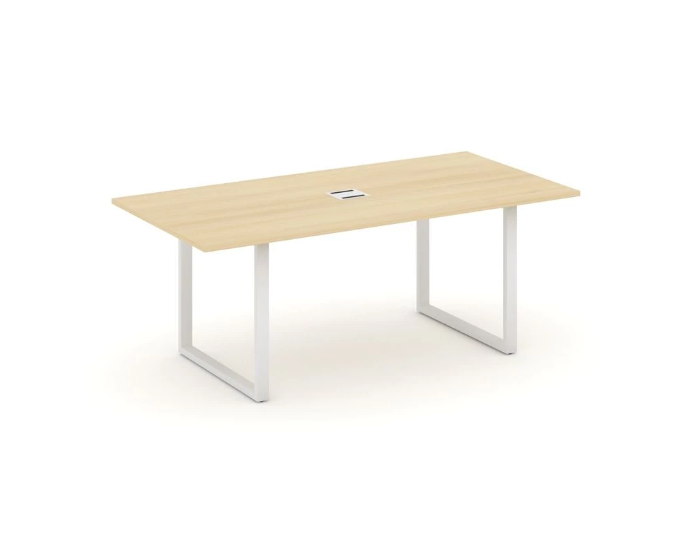 Стол переговорный на О-образном каркасе с лючком 1980x980x750 Стайл Проджект Директ / Style Project Direct