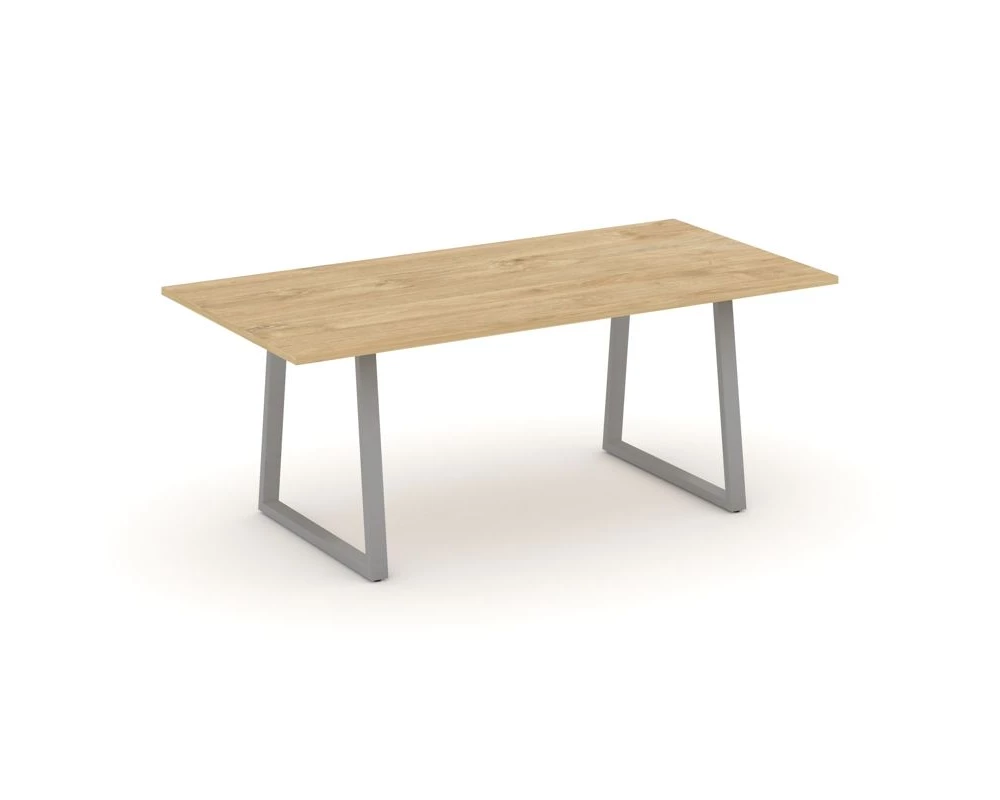Стол переговорный опоры трапеция без лючка 1980x980x750 Стайл Проджект Директ / Style Project Direct