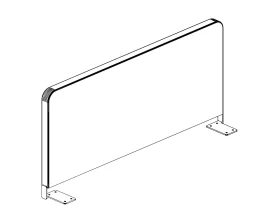 Экран боковой Ткань 600х28х297 Стайл Проджект / Style Project images