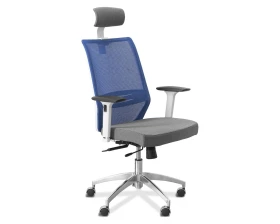 Кресло Aero lux с подголовником (белый каркас) images