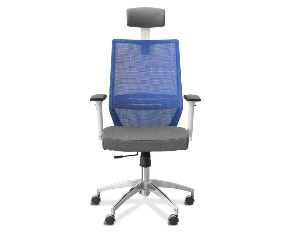 Кресло Aero lux с подголовником (белый каркас)