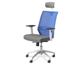 Кресло Aero lux с подголовником (белый каркас) images