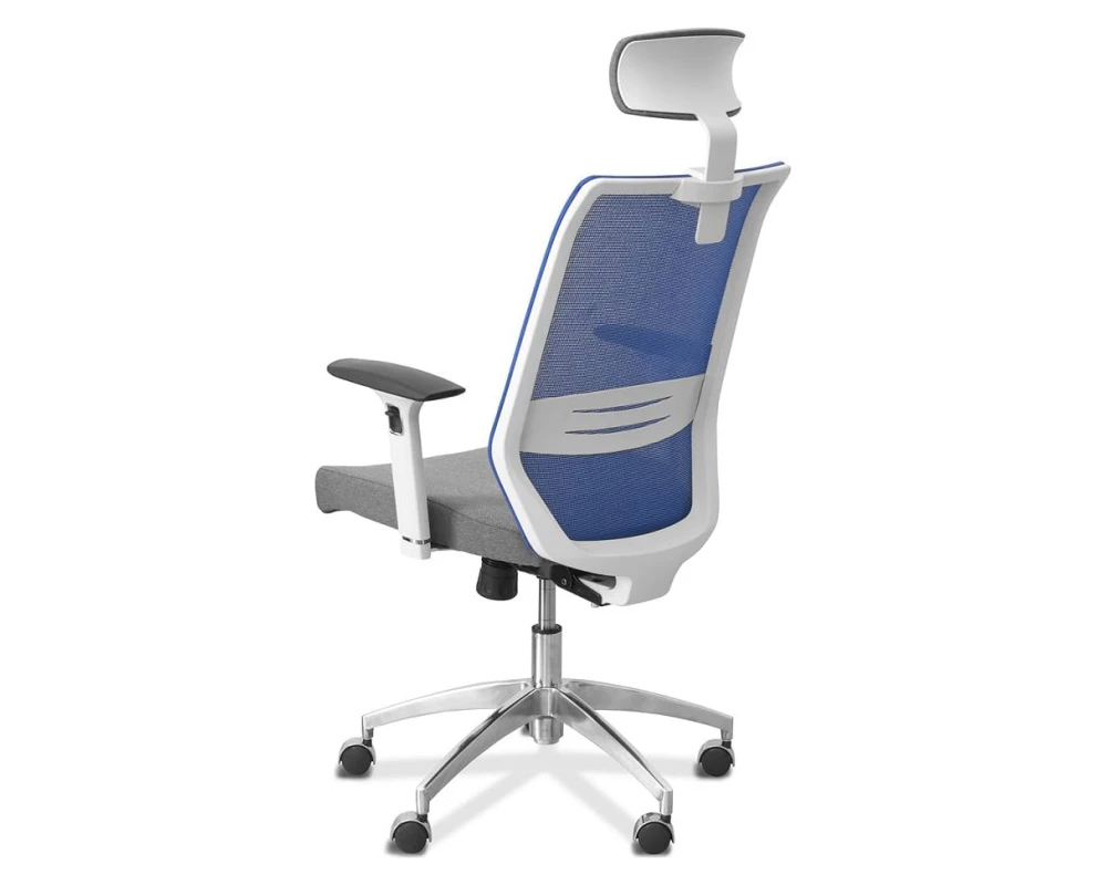 Кресло Aero lux с подголовником (белый каркас)