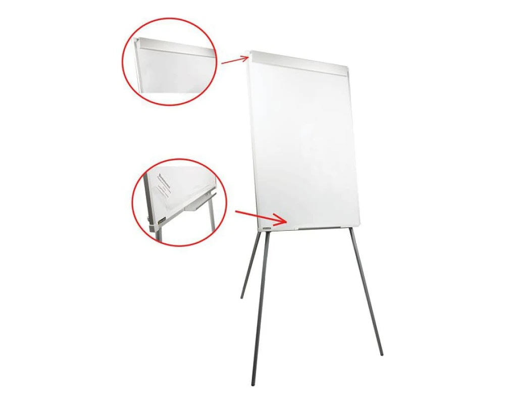 Доска флипчарт BRAUBERG магнитно маркерная стандарт 70х100