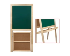 Доска мольберт магнитно маркерная для мела BRAUBERG двусторонняя 56х67 images