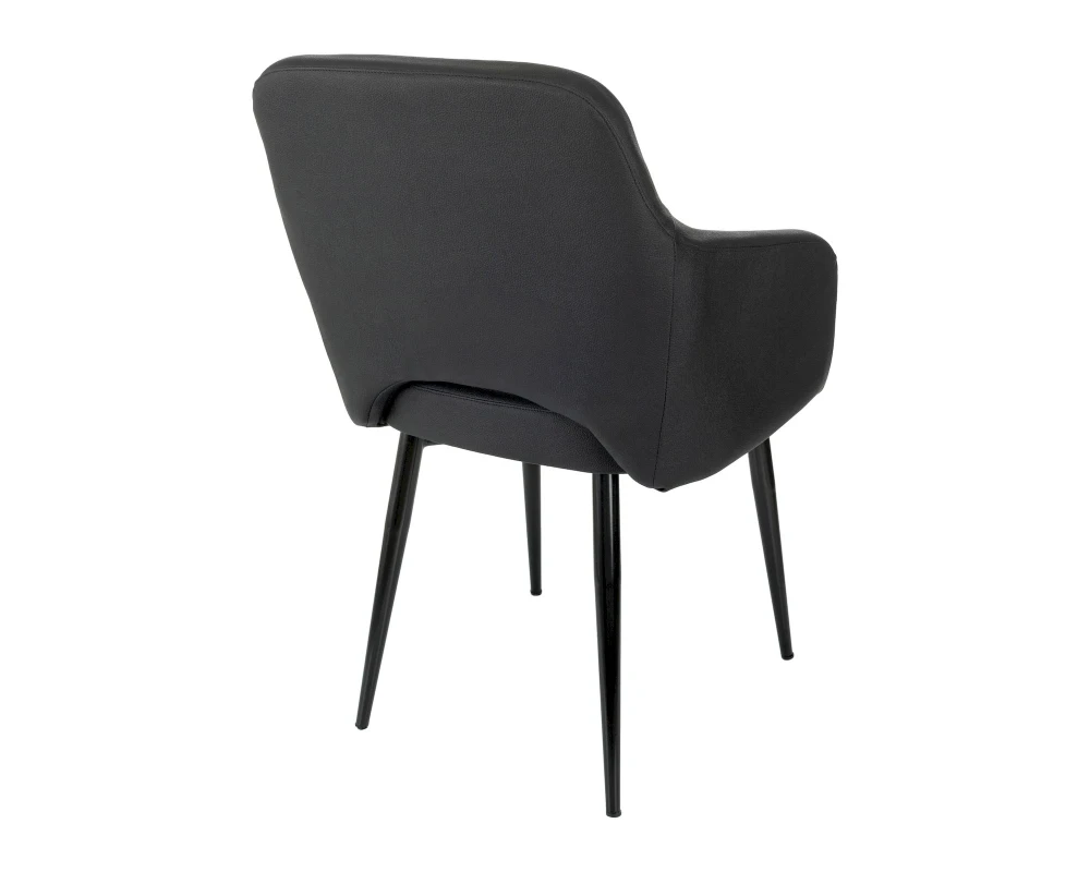 Кресло Бюрократ CH-380F Экокожа, Черный