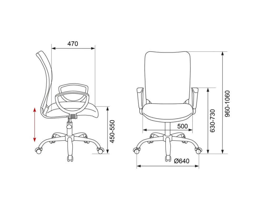 Кресло Бюрократ CH-599AXSL