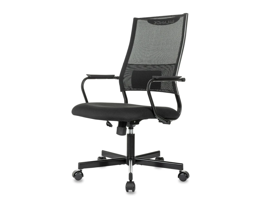 Кресло Бюрократ CH BALANCE B Сетка/ Ткань, Черный