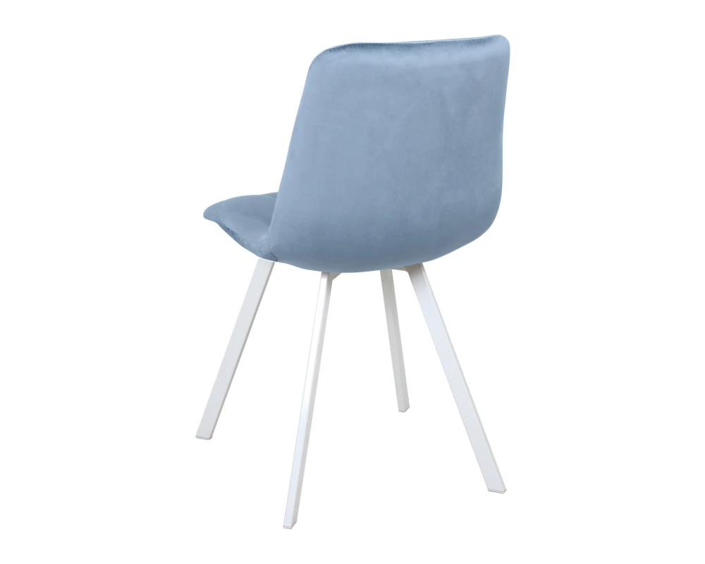 Стул обеденный Рокки ножки прямоугольные белые