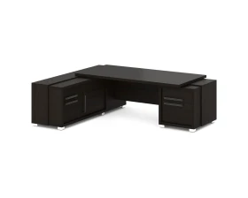 Стол с тумбой и греденцией 2470х2016х750 Грейс / Grace images