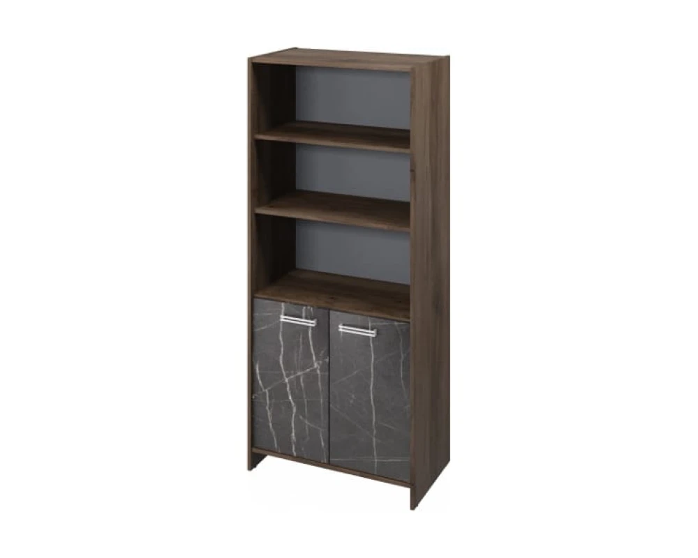 Шкаф для документов широкий с 4 полками полуоткрытый Фестус / Festus