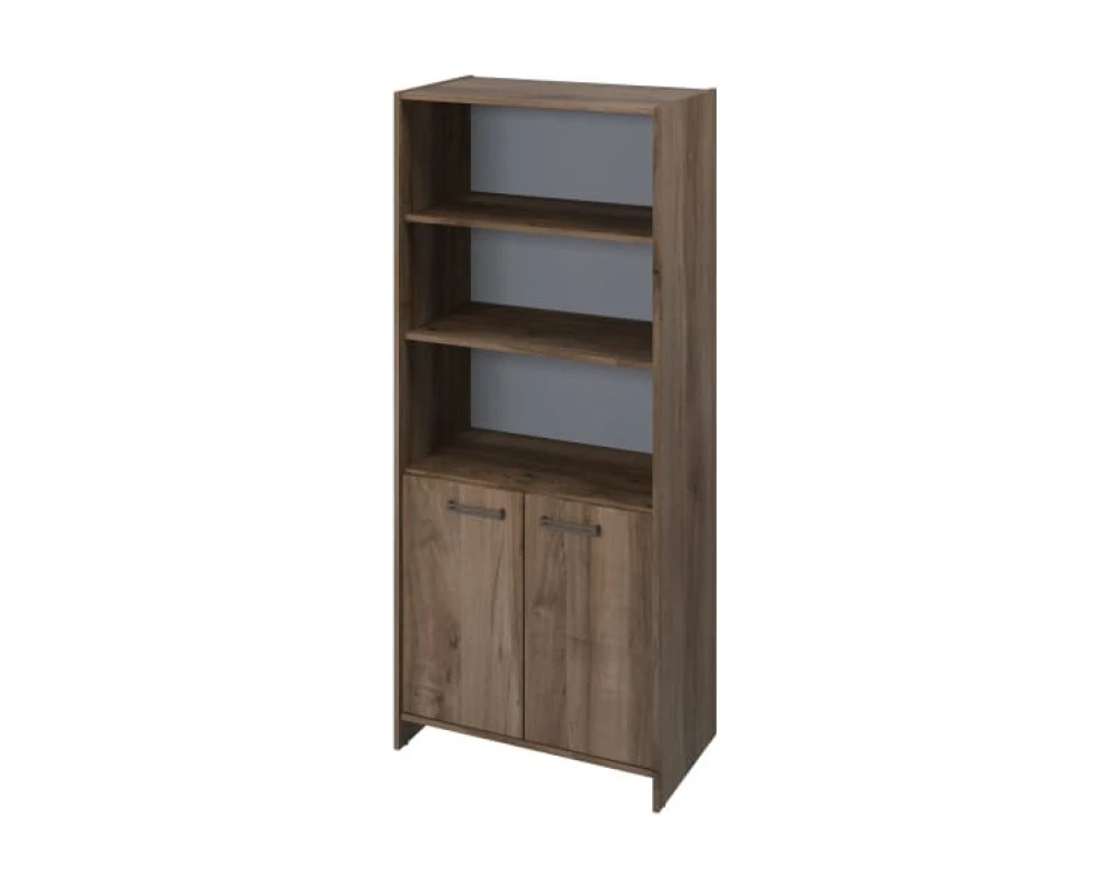 Шкаф для документов широкий с 4 полками полуоткрытый Фестус / Festus