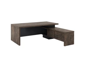 Стол руководителя с опорной тумбой T-20пр.0000 Торстон images