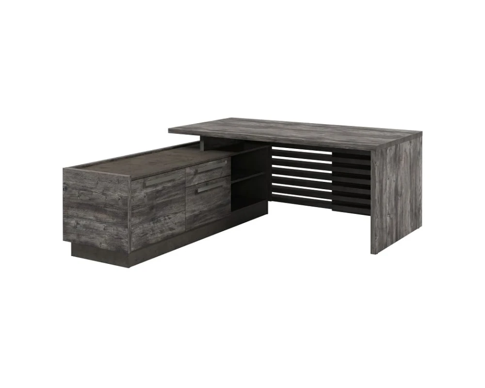 Стол руководителя с опорной тумбой Z-218л.0000* Вестар / Vestar