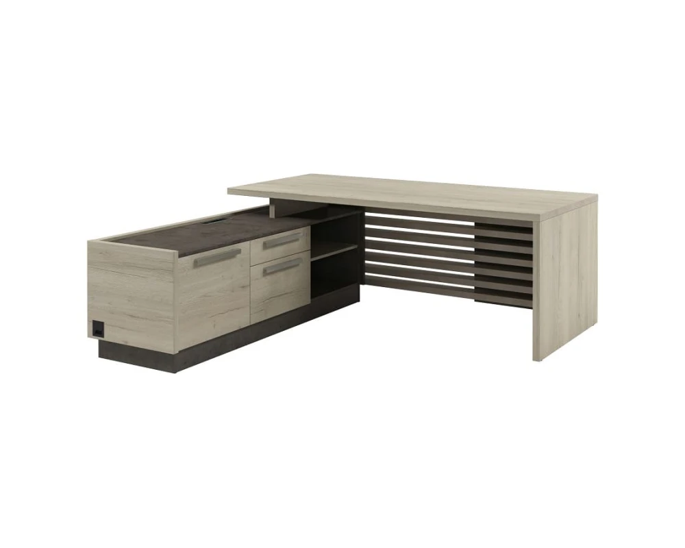 Стол руководителя с опорной тумбой Z-220л.1000 Вестар / Vestar