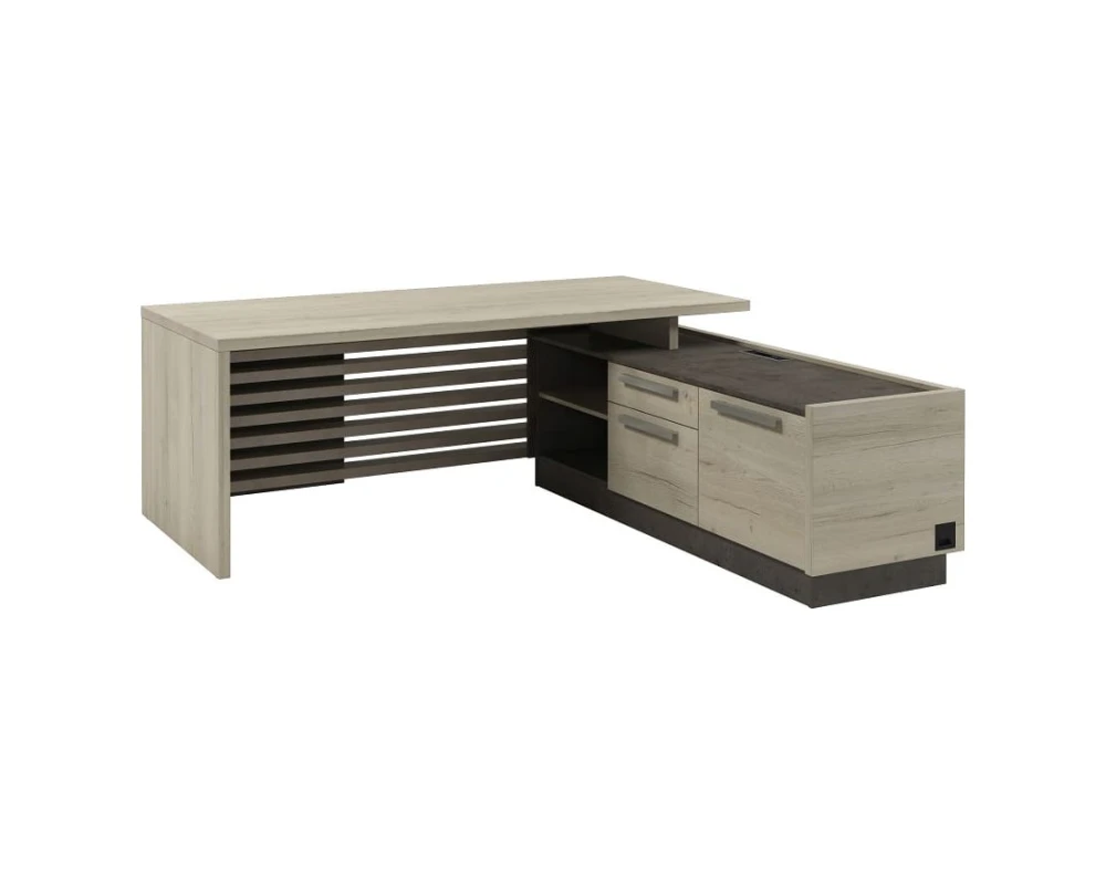 Стол руководителя с опорной тумбой Z-220пр.1000 Вестар / Vestar