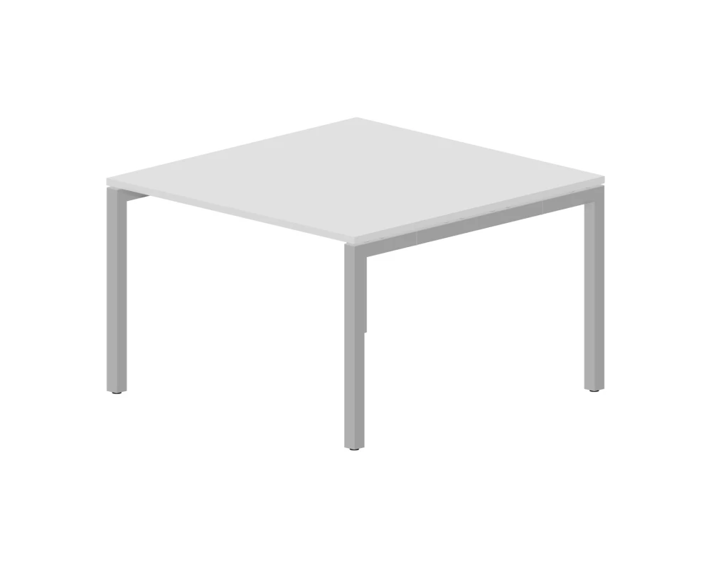 Стол для переговоров 1180х1206х750 Team Поло / Polo Белый/Алюминий