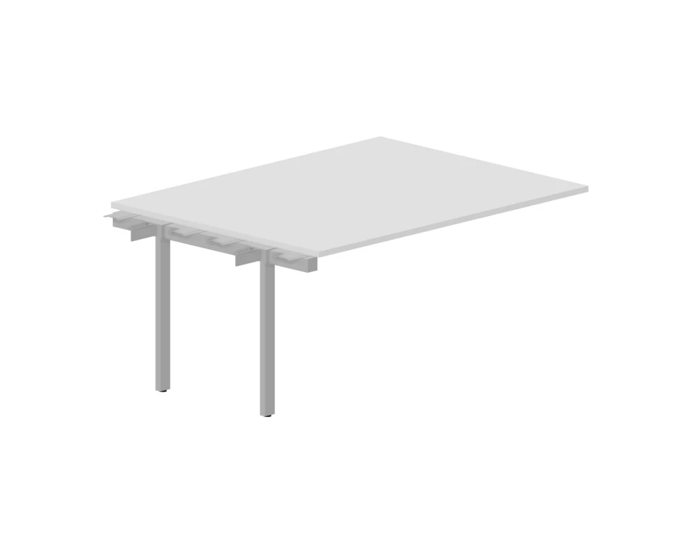 Стол для переговоров приставной 1580х1206х750 Team Поло / Polo Белый/Алюминий