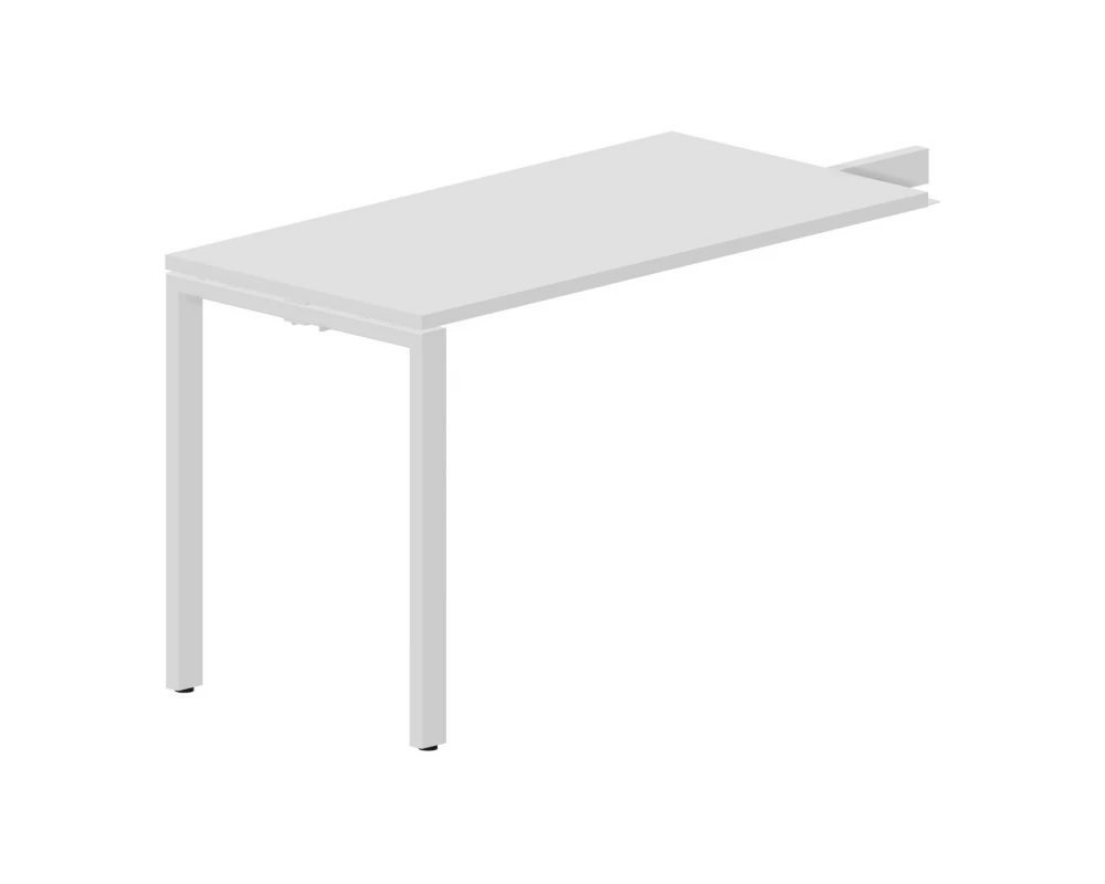 Брифинг-приставка 1180х600х750 Страйк / Strike Белый/Белый