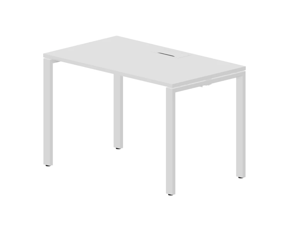 Стол письменный 1180х680х750 (металл. аутлет) Страйк / Strike Белый/Белый