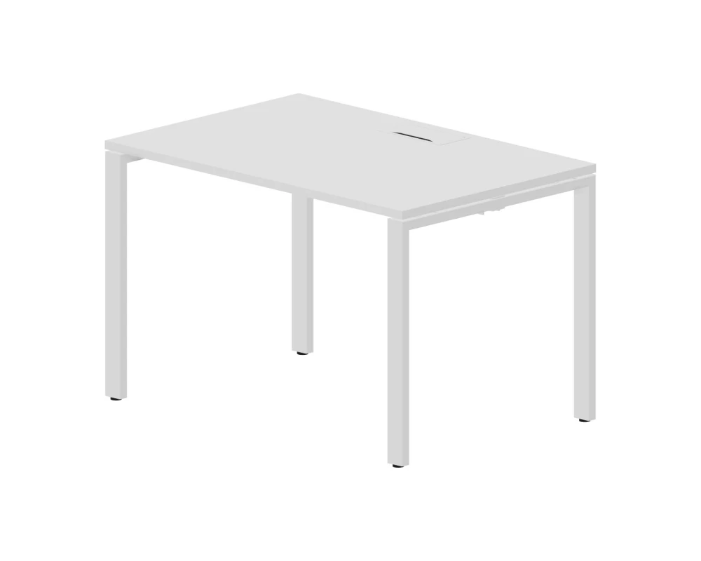Стол письменный 1180х780х750 (металл. аутлет) Страйк / Strike Белый/Белый