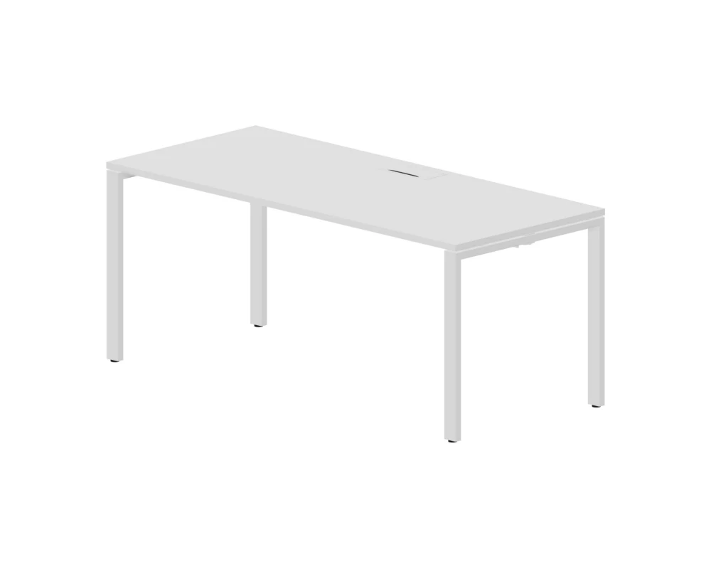 Стол письменный 1800х780х750 (металл. аутлет) Страйк / Strike Белый/Белый