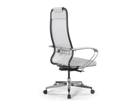 Кресло ErgoLife Comfort Сетка/Экокожа, Белый images