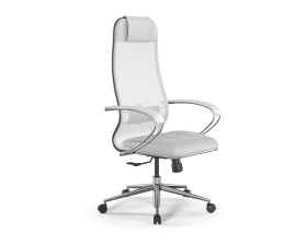 Кресло ErgoLife Set 5/подл.131/осн.Synchro 052 Сетка/Ткань, Белый images