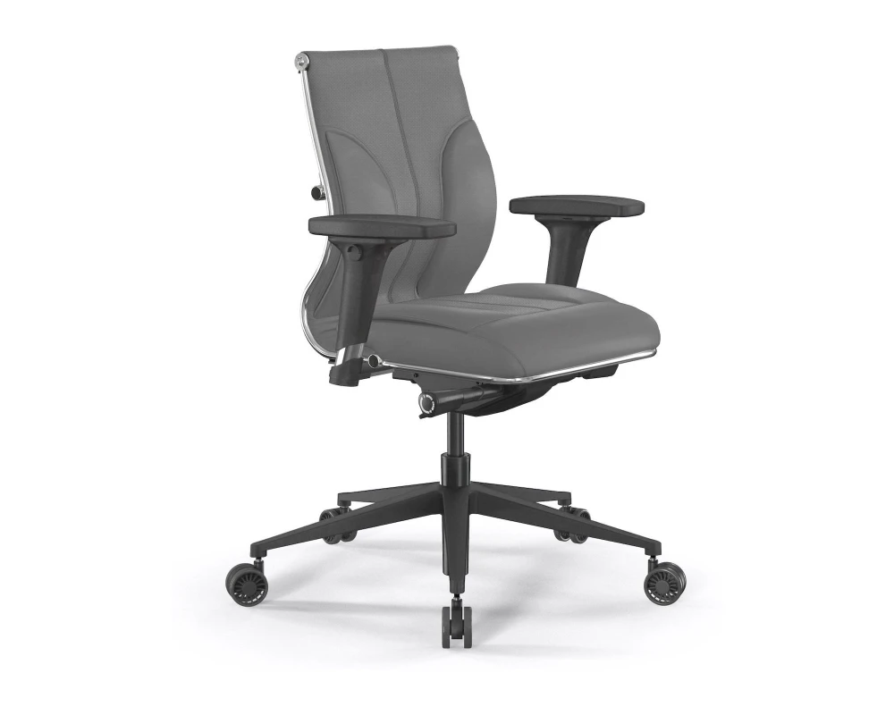 Кресло Samurai S4-11D M26.B11.G24.W26 Экокожа, Серый