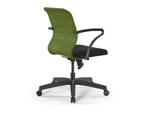 Кресло ErgoLife S 8 M4-8K M09.B02.G15.W01 Сетка/Ткань, Зеленый/Черный images