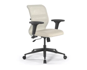 Кресло ErgoLife S 8 M4-9D M09.B11.G19.W02 Сетка/Экокожа, Молочный images
