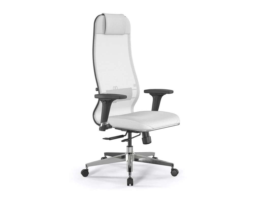 Кресло ErgoLife SynchroSit 10 B1-115D M18.B22.G18.W02 Сетка/Экокожа, Белый