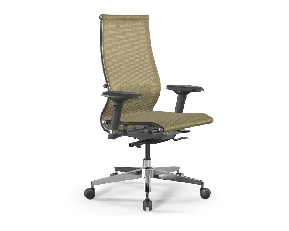 Кресло ErgoLife SynchroSit 10 B2-107D M24.B22.G18.W03 Сетка, Золотой ротанг