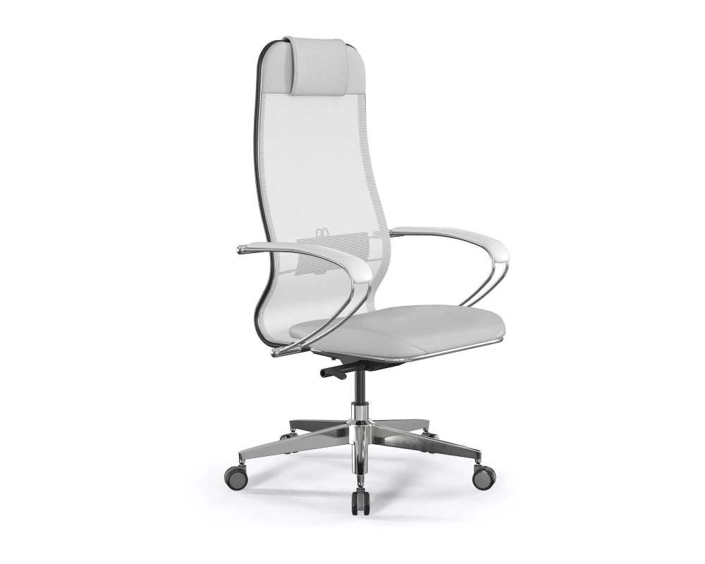 Кресло ErgoLife SynchroSit 10 L1-115K M23.B22.G18.W23 Сетка/Экокожа, Белый