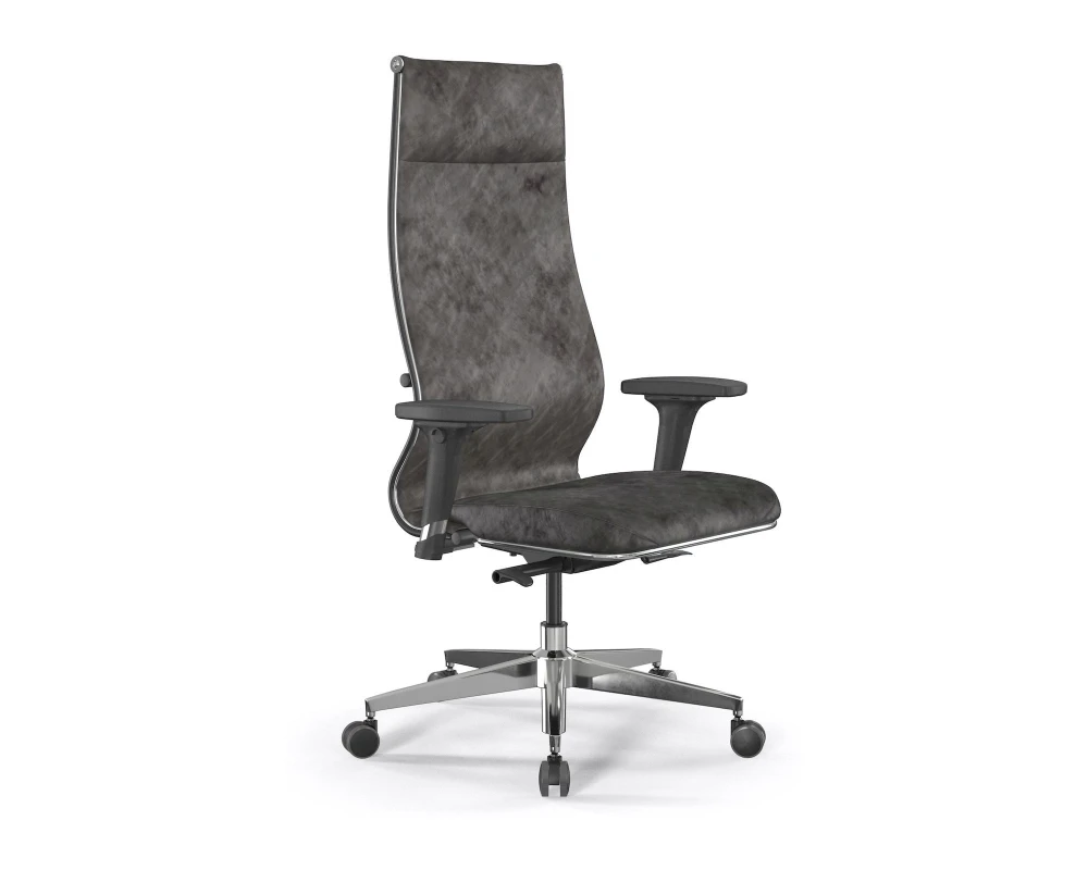 Кресло ErgoLife SynchroSit 10 L1-142D M24.B22.G18.W03 Велюр, Темно-серый