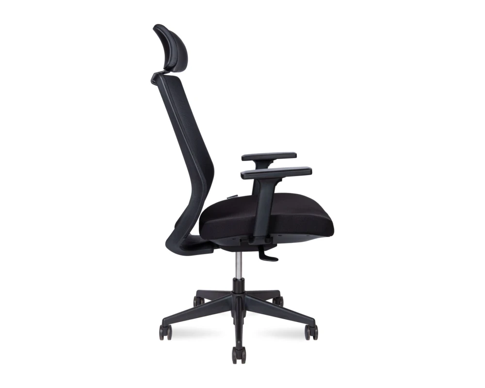 Кресло Norden Mono black Сетка/ Ткань, Черный