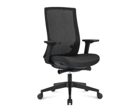 Кресло Norden Руби блэк / Ruby black LB Сетка/Ткань, Черный images